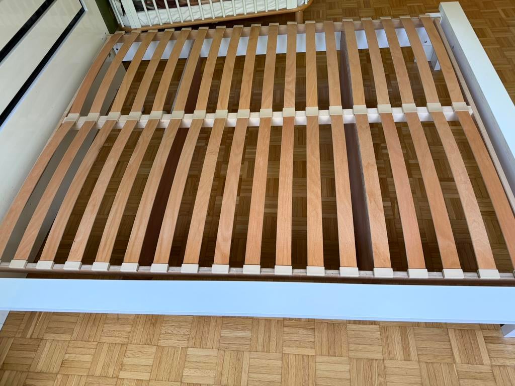 Sommier lattes flexibles 160x200, Maison & Meubles, Chambre à coucher | Matelas & Sommiers, Comme neuf, Enlèvement, Sommier, 200 cm