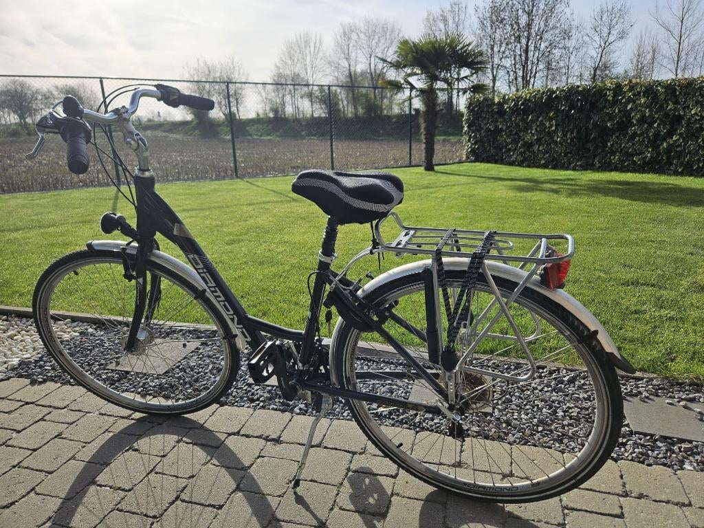 dames stadsfiets, Fietsen en Brommers, Versnellingen, Zo goed als nieuw, Schijfrem, Ophalen