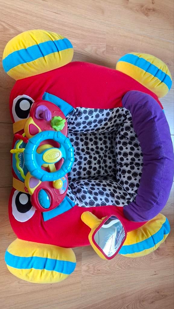 Playgro auto speelzitje, Ophalen, Zo goed als nieuw, Auto, Met geluid