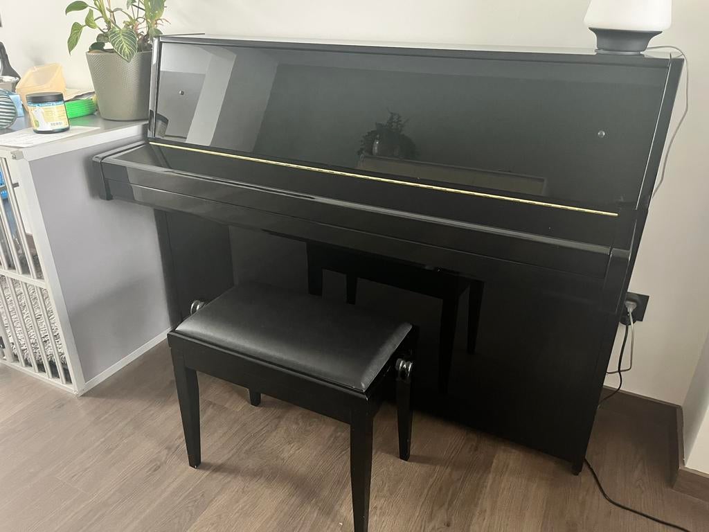 Yamaha B1: ideaal startmodel, Musique & Instruments, Pianos, Brillant, Comme neuf, Enlèvement, Piano