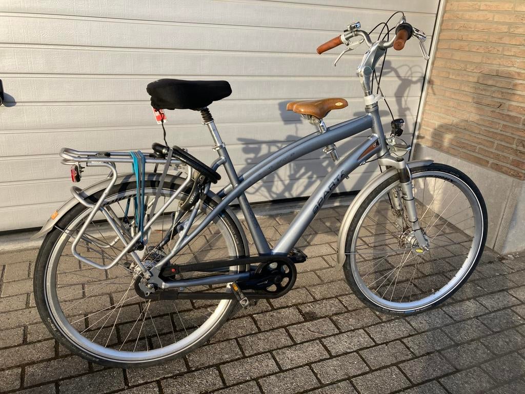 Sparta Amazone papafiets met geïntegreerd kinderstoel, Vélos & Vélomoteurs, Vélos | Hommes | Vélos pour homme, Utilisé, Sparta