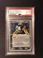 Rocket's raikou ex deoxys psa 8, Ophalen of Verzenden, Zo goed als nieuw, Losse kaart