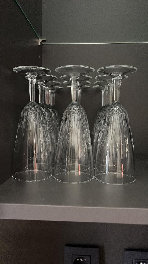 lot de 12 flûtes à champagne vintage, Verre ou Verres, Comme neuf, Verre, Enlèvement