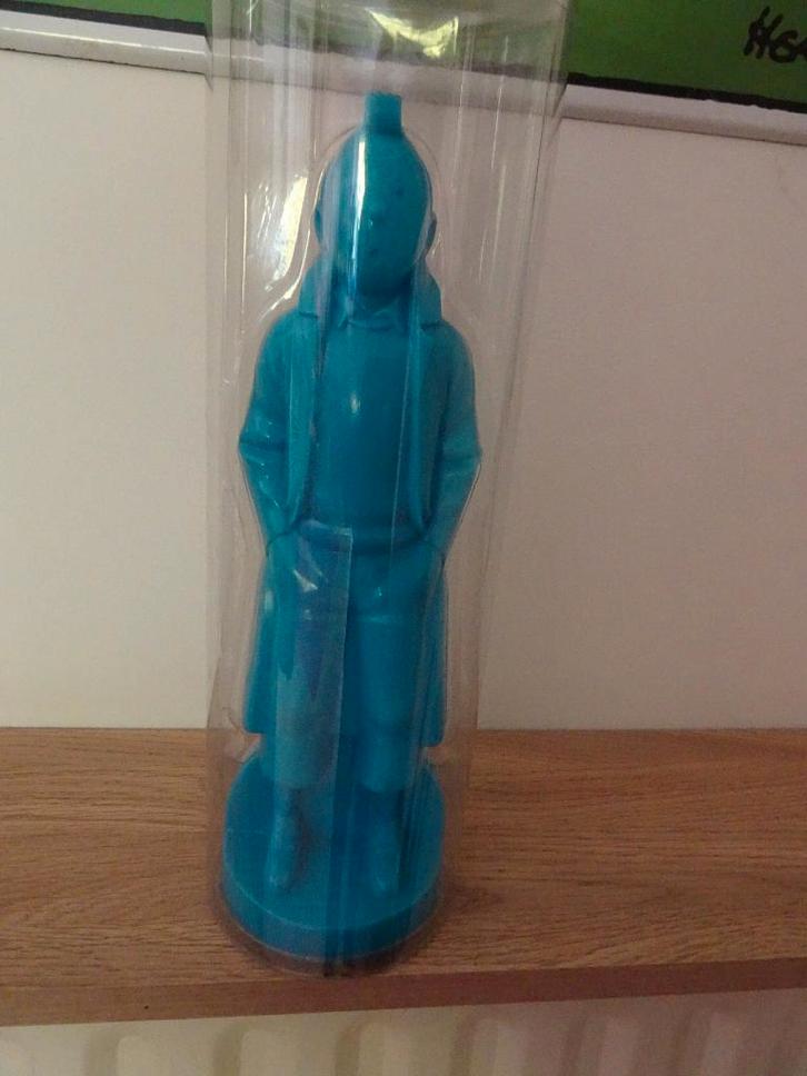 Figurine Tintin - Oscar bleu, Collections, Personnages de BD, Neuf, Statue ou Figurine, Tintin, Enlèvement ou Envoi