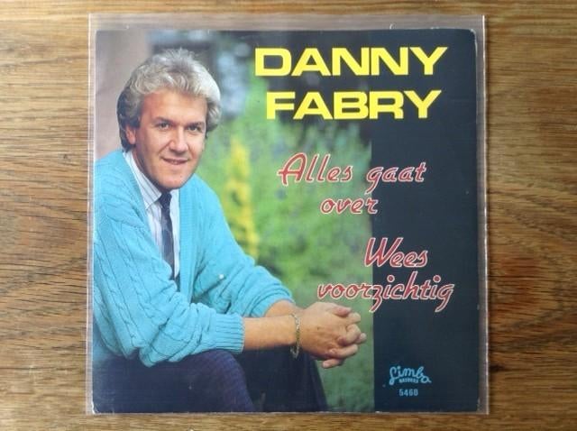 single danny fabry, Cd's en Dvd's, Vinyl Singles, Beschermende buitenhoes, Fotohoes, Originele persing, Single, 1980 - 1989, Nederlandstalig