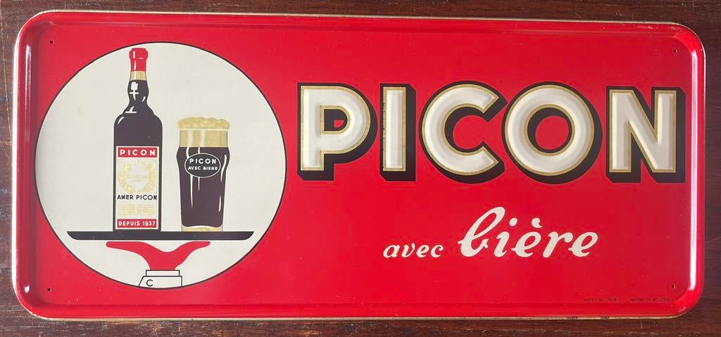 Picon bière, Ophalen of Verzenden, Gebruikt, Reclamebord