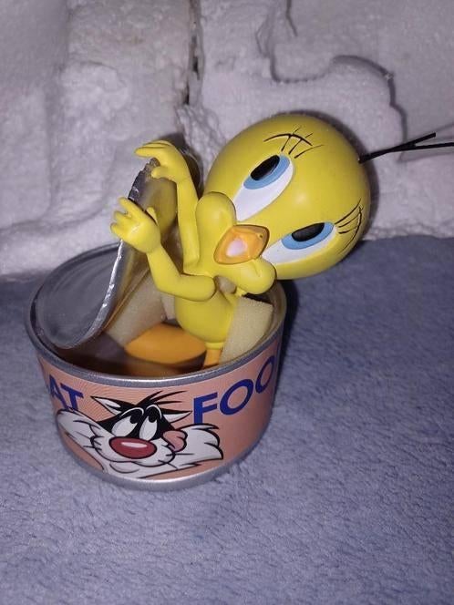 Figurine Titi boîte conserve Tweety Warner Bros Looney Tunes, Collections, Statues & Figurines, Enlèvement ou Envoi