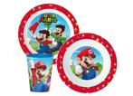 Super Mario Kinderservies / Eetset / Dinerset - Magnetron, Kinderen en Baby's, Ophalen of Verzenden, Nieuw