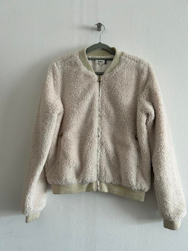 Ecru Teddy bomberjack CKS maat S, Kleding | Dames, Beige, Ophalen of Verzenden, Jasje, Maat 36 (S)