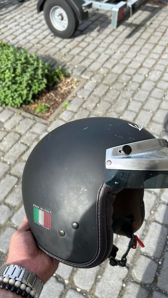Vintage helm Vespa maat M, Enlèvement, Utilisé, Medium