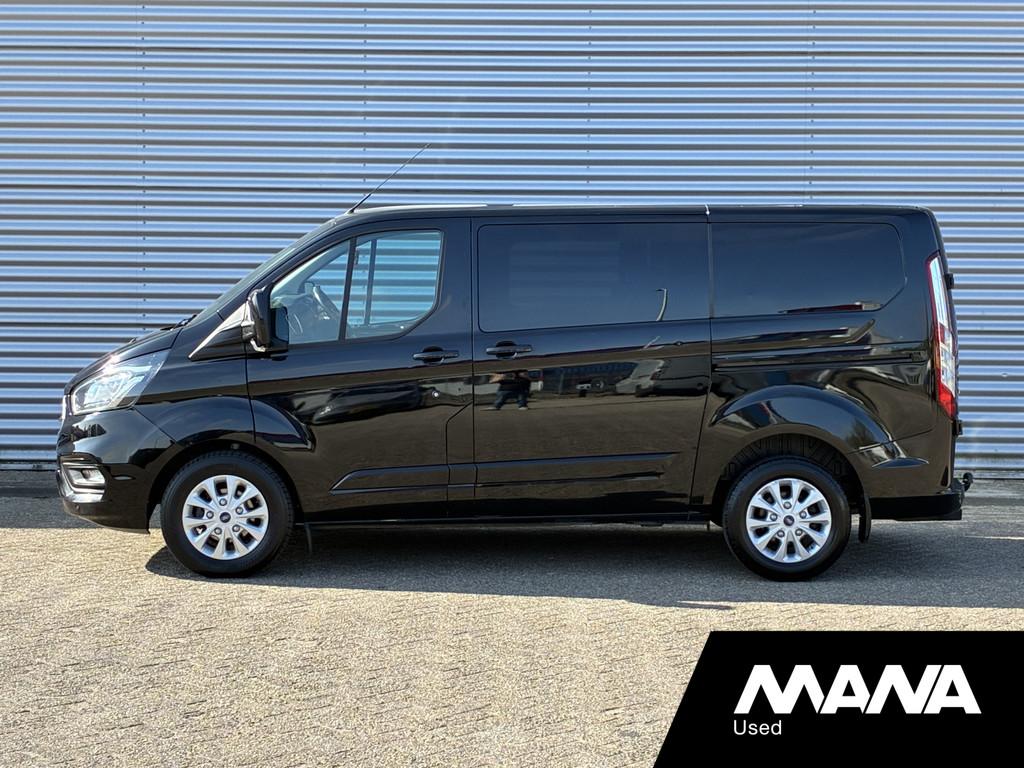 Ford Transit Custom 300 2.0 TDCI L1H1 Limited DC Automaat Tr, Auto's, 186 g/km, Stof, Gebruikt, 4 cilinders