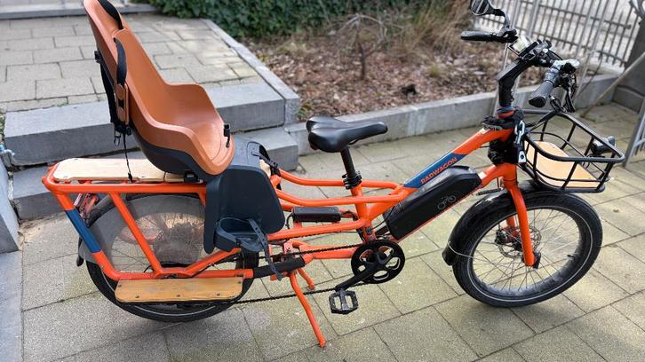 RadWagon 4 elektrische cargofiets –met Bobike zitje, Fietsen en Brommers, Fietsen | Bakfietsen, Gebruikt, Overige merken, 2 kinderen