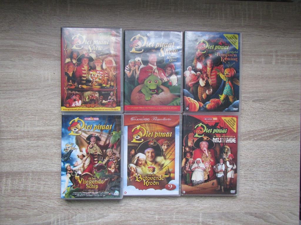 Lot Piet Piraat Dvd's, Cd's en Dvd's, Dvd's | Kinderen en Jeugd, Zo goed als nieuw, Film, Overige genres, Alle leeftijden, Ophalen of Verzenden
