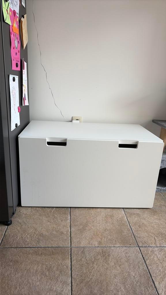 Ikea smastad bank met schuif wit, Enlèvement, Comme neuf