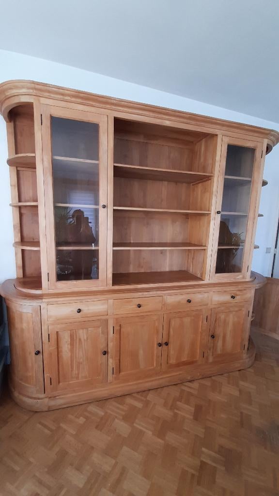 URGENT !!!! Buffet TECK bois naturel, Maison & Meubles, Armoires | Buffets, Utilisé, Avec tiroir(s), Avec porte(s), Avec tablette(s)