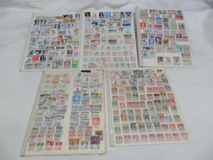 Belangrijke partij gebruikte postzegels België, Postzegels en Munten, Postzegels | Europa | België, Gestempeld, Europa, Ophalen of Verzenden