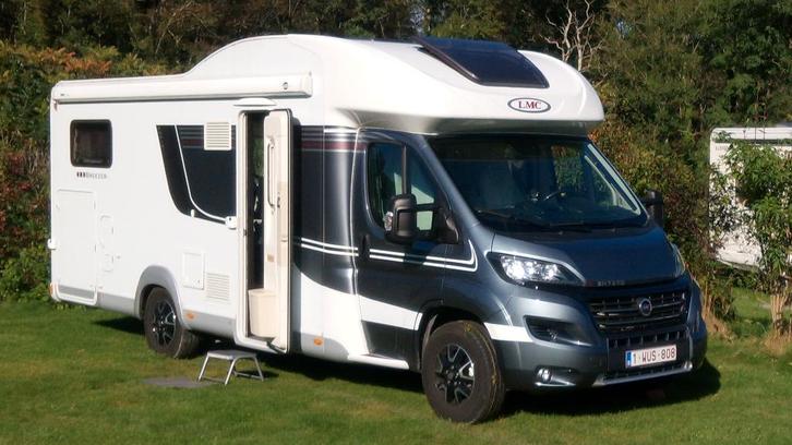 LMC Breezer H737G (1e eige., 7294km), Caravans en Kamperen, Mobilhomes, Particulier, tot en met 4, Half-integraal, LMC, Fiat, 7 tot 8 meter