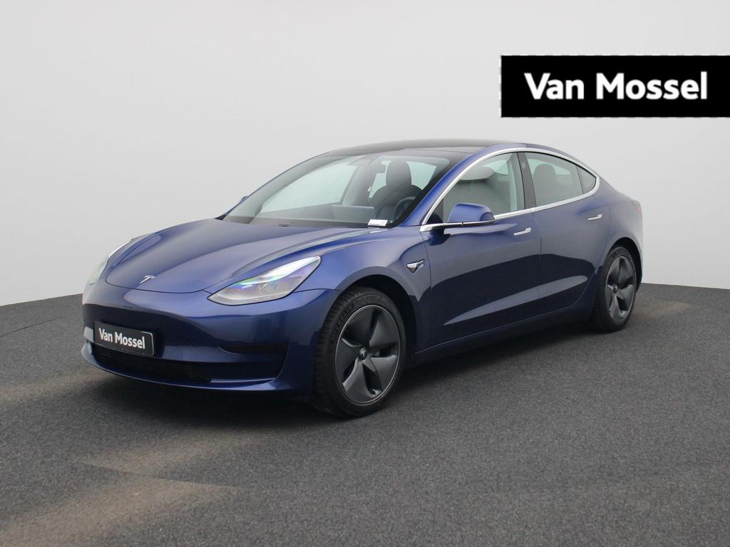 Tesla Model 3 Standard RWD Plus 60 kWh PANO | LEDER | CAMERA, Auto's, Tesla, Gebruikt, Blauw, 175 kW, 1725 kg
