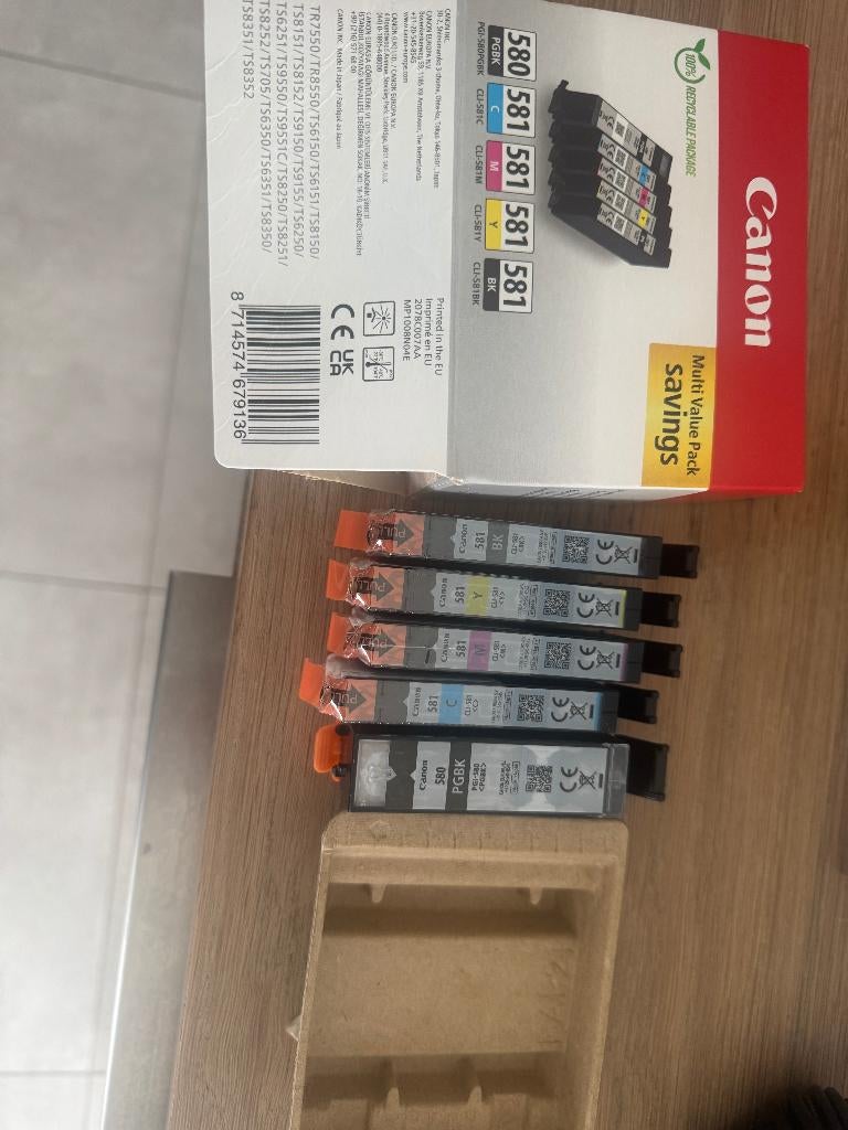 Canon Inktpatronen, Computers en Software, Printerbenodigdheden, Ophalen, Nieuw, Cartridge, Canon