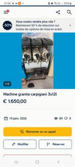 Machine granita carpigiani 3x12l en super état, Enlèvement ou Envoi