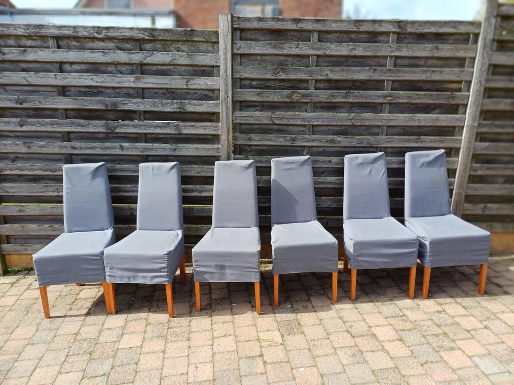 6 eetkamer stoelen te koop, Ophalen