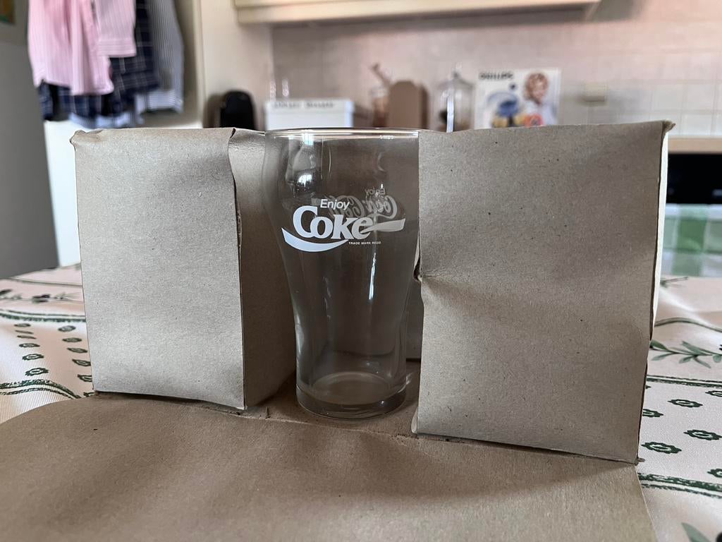 12 Coca-Cola glazen in perfecte staat, Ophalen, Zo goed als nieuw