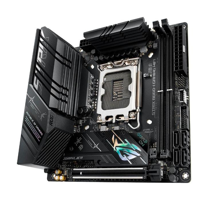 Asus Rog Strix B660-I WIFI DDR5, Informatique & Logiciels, Cartes mères, Utilisé, Intel, DDR5, Enlèvement ou Envoi