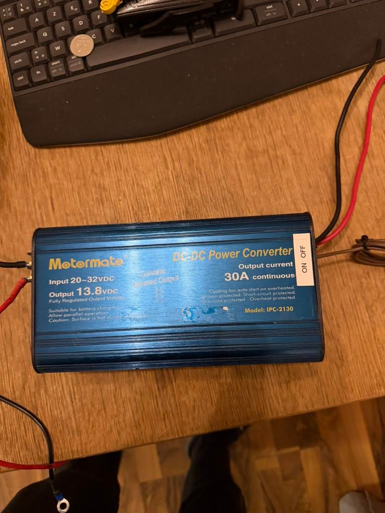 Omvormer van 24v naar 12v, Enlèvement, Comme neuf