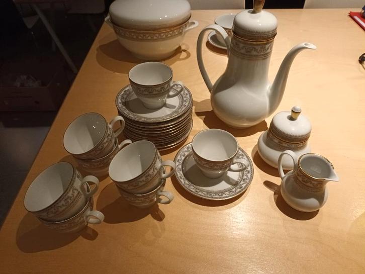 Koffieservies, Maison & Meubles, Cuisine | Vaisselle, Utilisé, Tasse(s) et/ou soucoupe(s), Autres styles, Porcelaine, Enlèvement