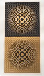Victor Vasarely Meta VI 1976, Antiquités & Art, Enlèvement ou Envoi, Sérigraphie, Signé