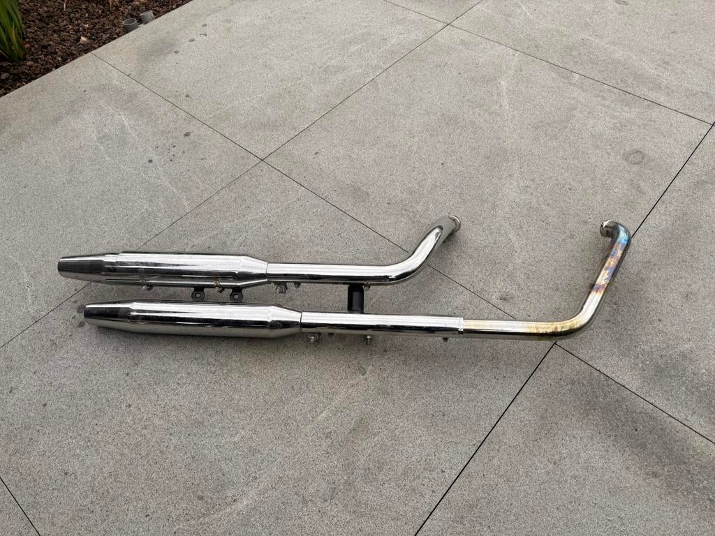 Uitlaat Harley Davidson fatboy 2005, Ophalen, Zo goed als nieuw, Uitlaat