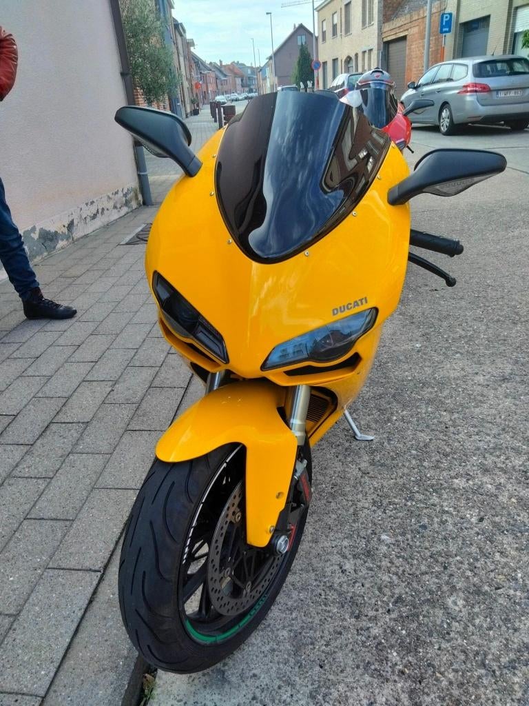 DUCATI 1098 - 2008 - jaune - 12000 km, Permis Moto A, Occasion, Plus de 35 kW, 2 cylindres