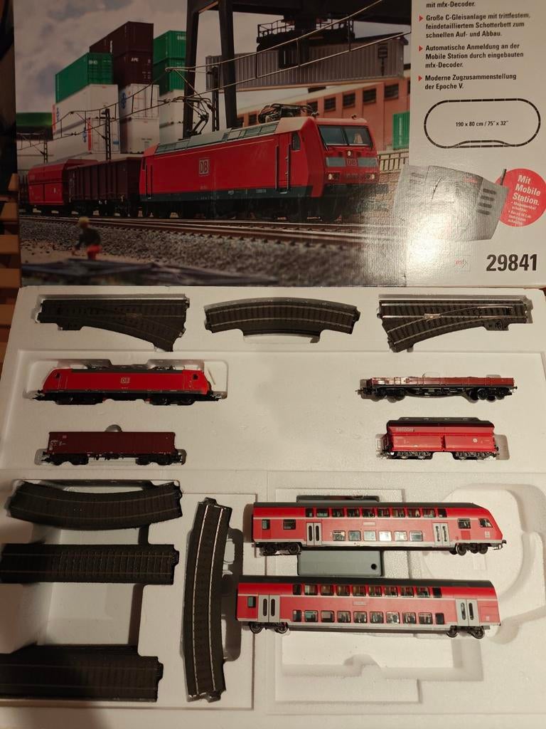 Marklin startset met extra dubbeldekker wagons, Ophalen