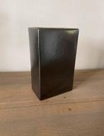 Vase/pot de fleurs en céramique métallique gris foncé, Enlèvement ou Envoi, Neuf, Poterie ou Porcelaine