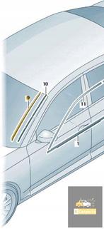 8W0854327C, garniture de pare-brise gauche Audi A4 B9 8W 8W0, AUDI AG, Auto-Union-Strasse 1
85045  Ingolstadt, DE, Audi, Utilisé