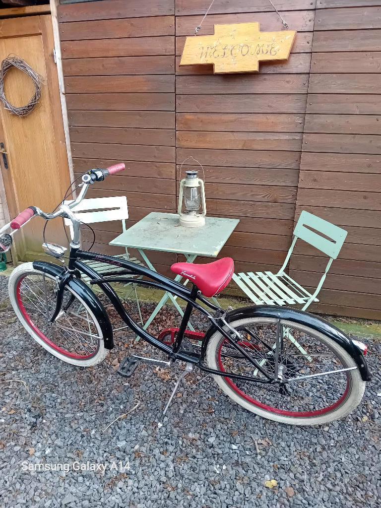 Velo beach cruiser, Fietsen en Brommers, Fietsen | Heren | Herenfietsen, Zo goed als nieuw, Overige merken, 65 cm of meer, Versnellingen
