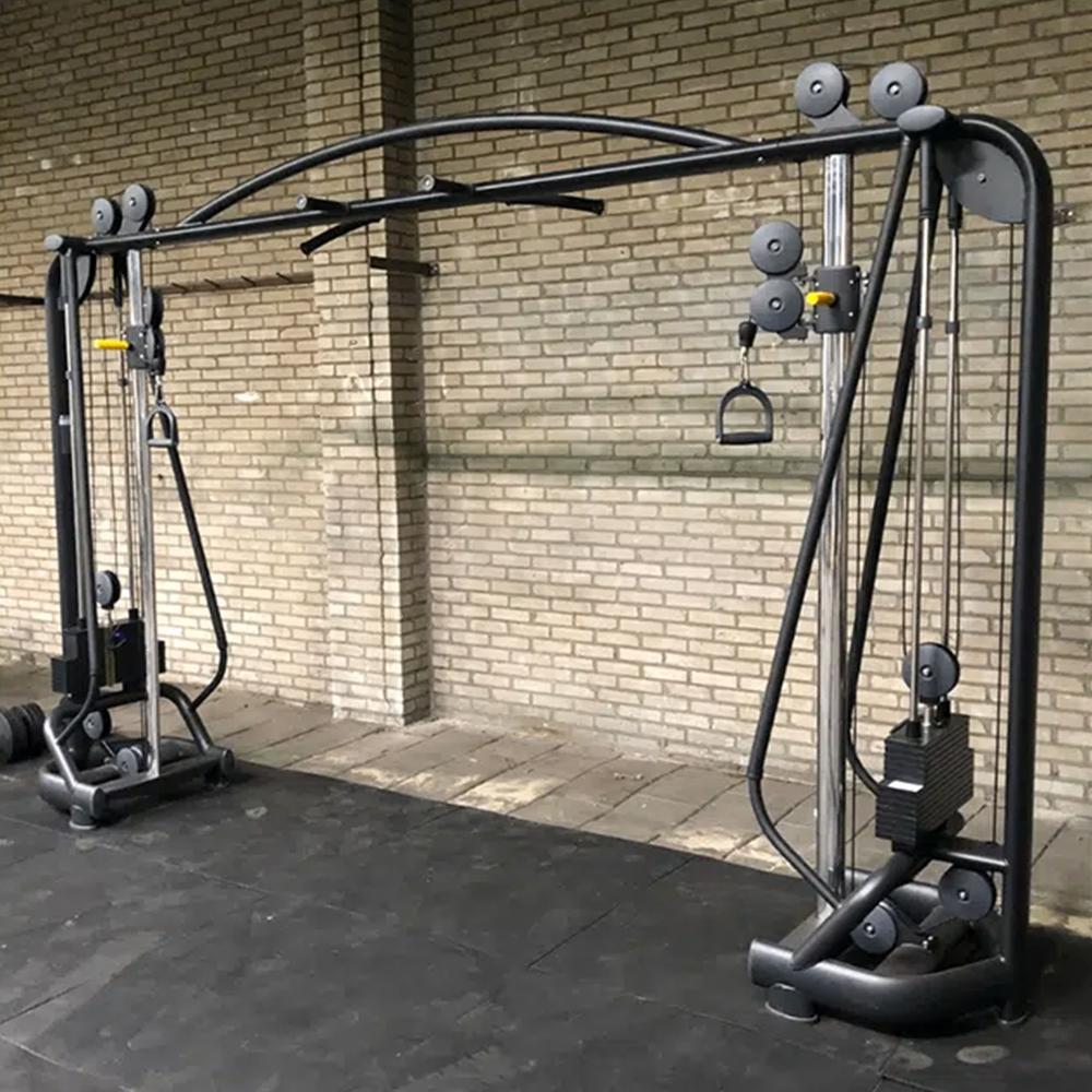 GymFit – Cable Crossover – Dual Pulley, Enlèvement ou Envoi, Utilisé, Bras, Autres types