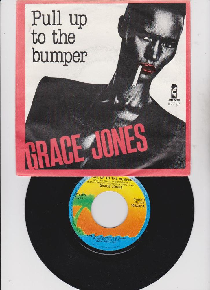 Grace Jones – Pull Up To The Bumper   FUNK   1981, CD & DVD, Vinyles Singles, Comme neuf, Single, R&B et Soul, 7 pouces, Enlèvement ou Envoi