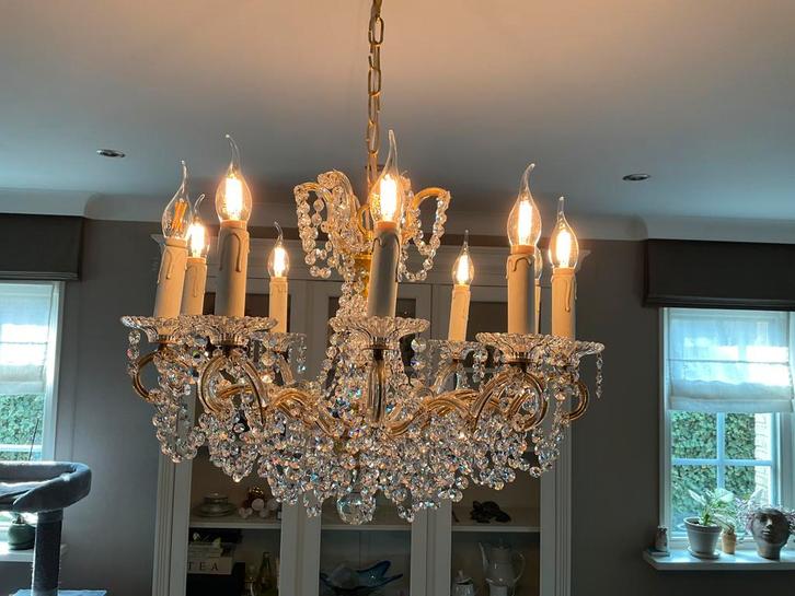 Swarovski kroonluchter, Maison & Meubles, Lampes | Lustres, Utilisé, Enlèvement