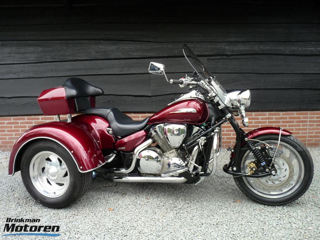 Zeer nette VTX 1300 Trike Navigatie, Rouge, Autres modèles, Achat, 1312 cm³