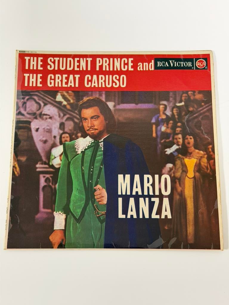 Vinyle 12 pouces Mario Lanza — Student Prince & Great Caruso, 12 pouces, Avec pochette intérieure, Enlèvement ou Envoi, Comme neuf