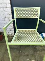 4 metaal tuin stoelen en een tafel, Enlèvement, Comme neuf, Métal