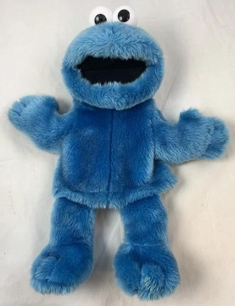 Sesamstraat Koekiemonster Handpop Knuffel 36cm TMC, Overige typen, Blauw, Zo goed als nieuw, Middelgroot (20 tot 80 cm)