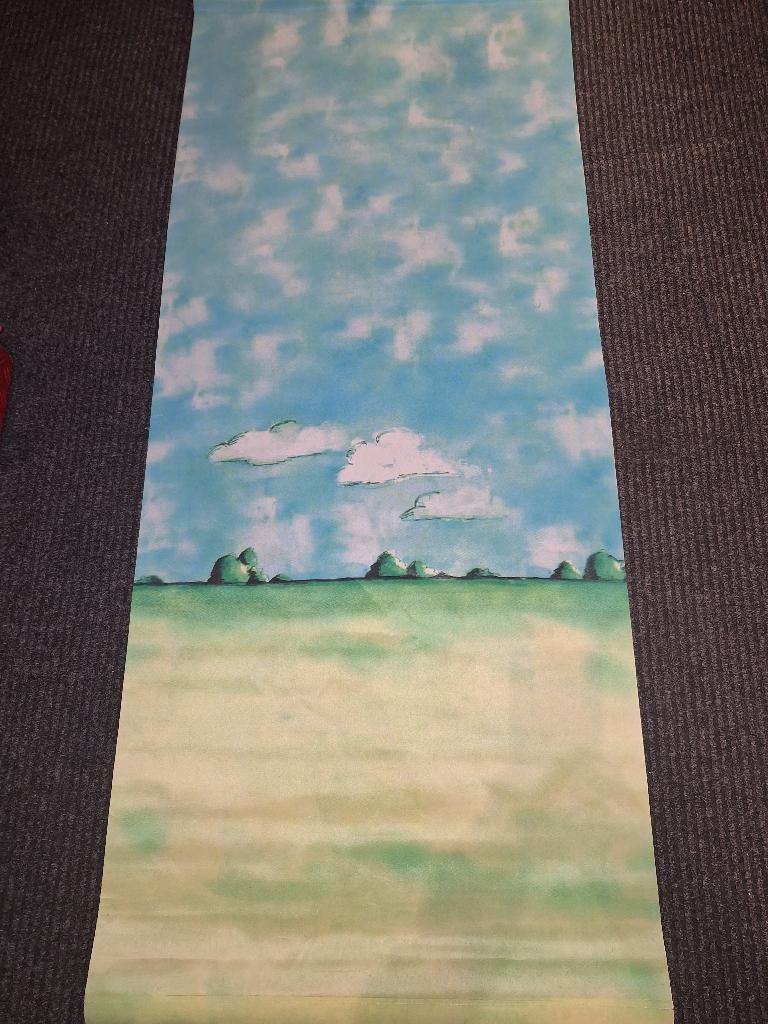 vaandel landschap weiland, nieuwstaat, 180 cm, Ophalen of Verzenden, 75 cm, Nieuw