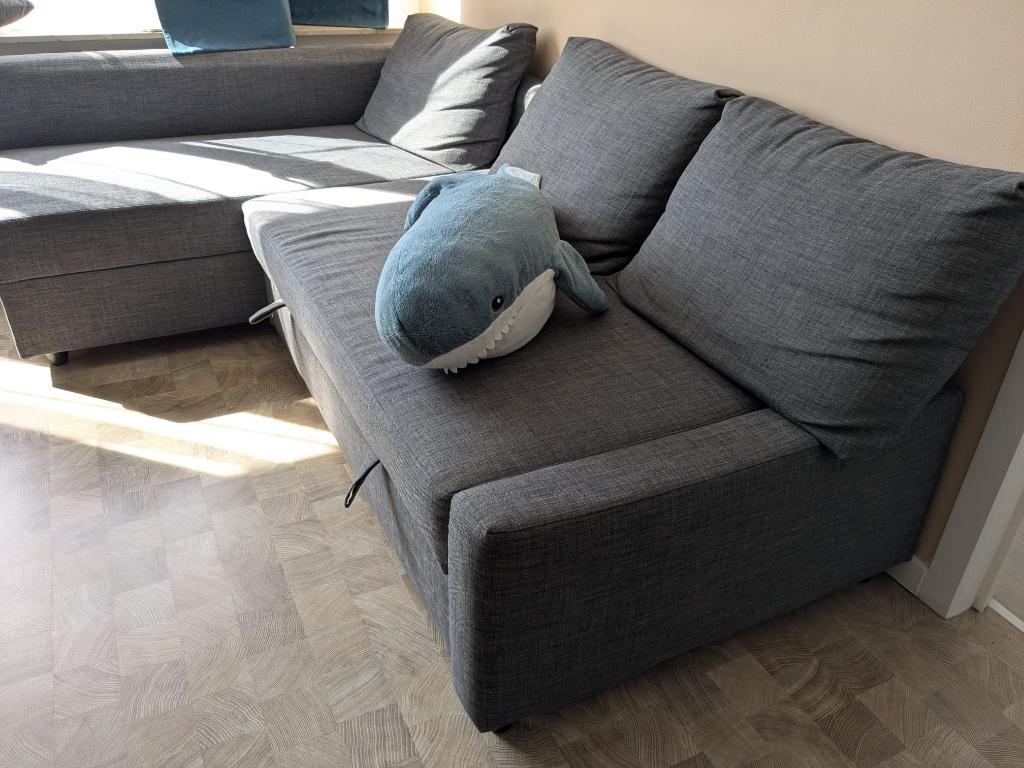 Ikea sofabed, Banc d'angle, 125 à 150 cm, Comme neuf, Quatre personnes ou plus