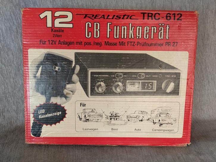 CB Mobiel zender ontvanger Realistic TRC - 612, Telecommunicatie, Zenders en Ontvangers, Zo goed als nieuw, Zender en Ontvanger