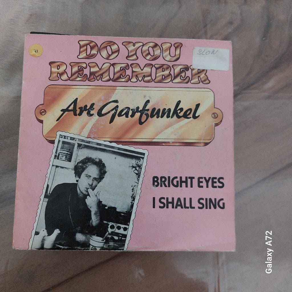 art garfunkel bright eyes, Cd's en Dvd's, Vinyl Singles, Gebruikt, 7 inch, Single, Ophalen of Verzenden