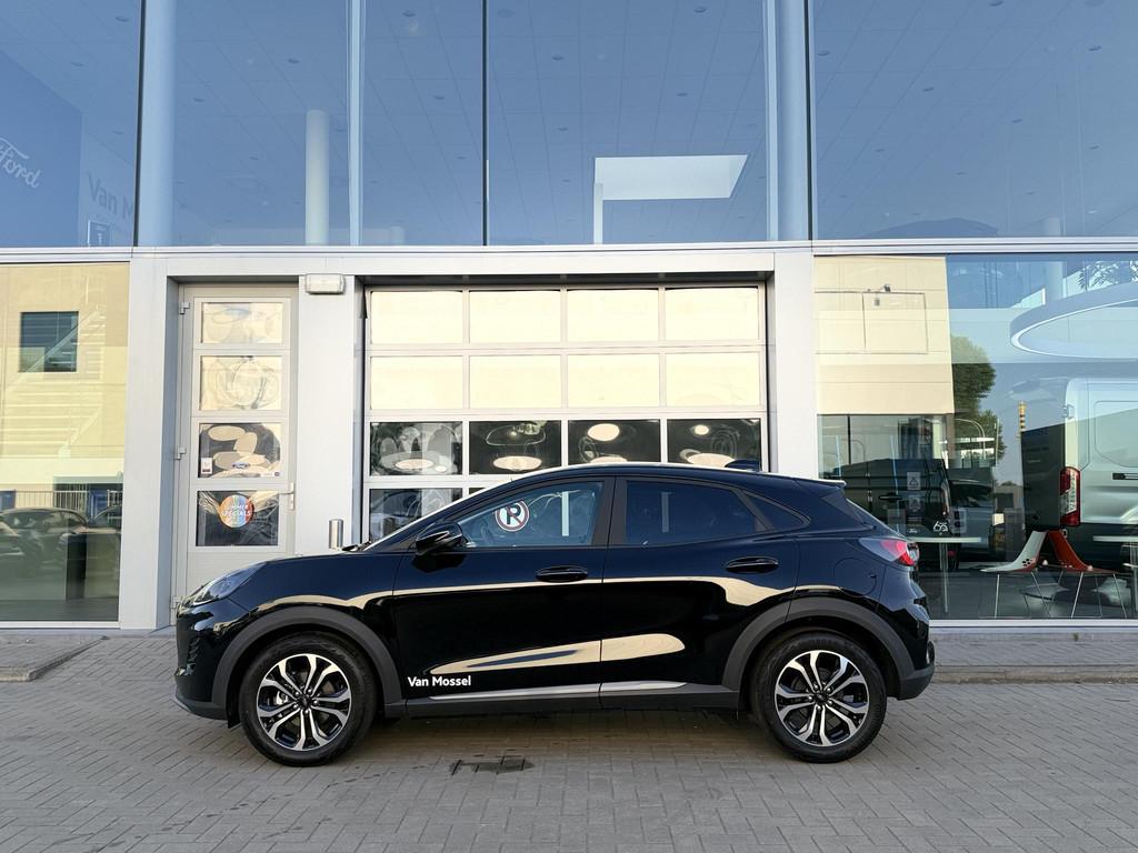 Ford Puma 1.0i Ecoboost mHEV Titanium-Winter-Driver-Com Pack, Auto's, Ford, Stof, Regensensor, Zwart, 665 kg