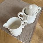 Set pot à lait et sucrier, Comme neuf, Céramique, Enlèvement, Autres styles