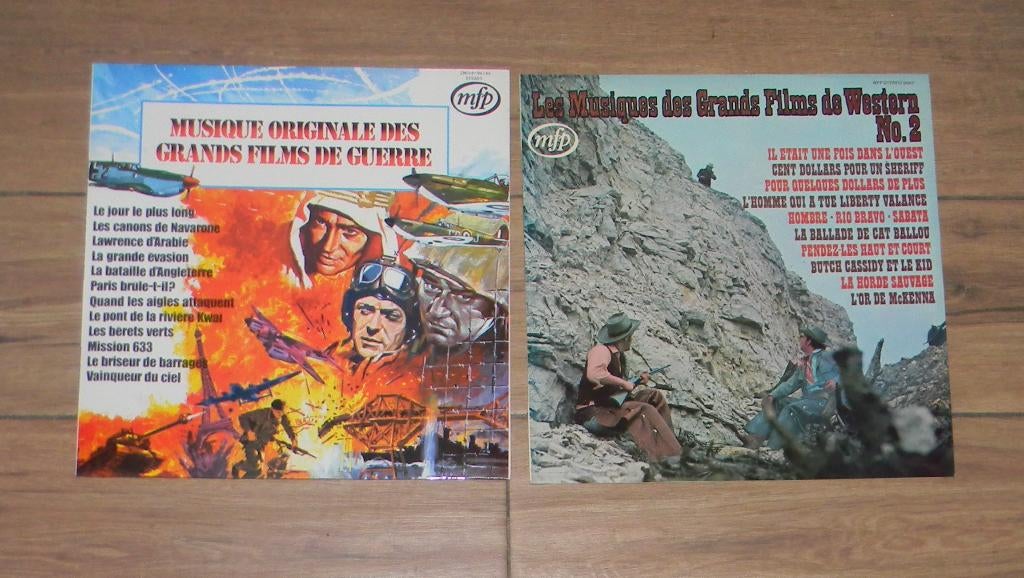 33 Tours - Western- en oorlogsfilms, Ophalen of Verzenden, Zo goed als nieuw